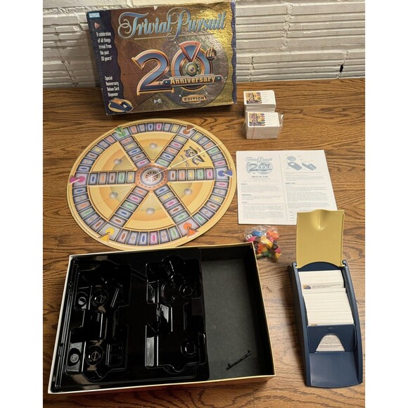 Trivial Pursuit 20th‎ Anniversary Edition 2002 Hasbro Board Game - Complete - Picture 6 of 14